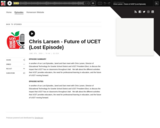 Chris Larsen - Future of UCET (Lost Episode) (UEN Homeroom S2Ep29)