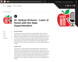 Dr. Sydnee Dickson - Learn @ Home with the State Superintendent (UEN Homeroom S2Ep27)