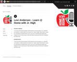 Levi Andersen - Learn @ Home with Jr. High (UEN Homeroom S2Ep15)