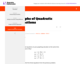 Graphs of Quadratic Functions