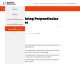 Defining Perpendicular Lines