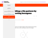 Building a tile pattern by reflecting hexagons