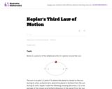 Kepler's Third Law of Motion