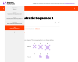 Quadratic Sequence 1