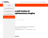 Sine and Cosine of Complementary Angles