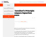 Use Cavalieris Principle to Compare Aquarium Volumes