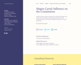 Magna Carta's Influence on the Constitution