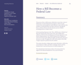 How a Bill Becomes a Federal Law