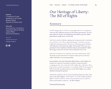 Our Heritage of Liberty: The Bill of Rights