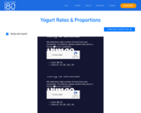Estimation 180: Yogurt Rates & Proportions