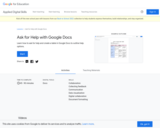 Ask for Help with Google Docs