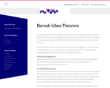 Mudd Math Fun Facts: Borsuk-Ulam Theorem