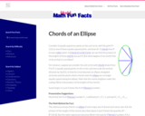 Mudd Math Fun Facts: Chords of an Ellipse