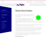 Mudd Math Fun Facts: Dinner Party Problem