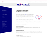 Mudd Math Fun Facts: Ellipsoidal Paths