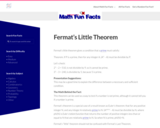 Mudd Math Fun Facts: FermatÕs Little Theorem