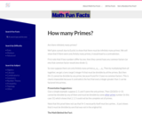 Mudd Math Fun Facts: How many Primes?