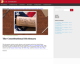 The Constitutional Dictionary