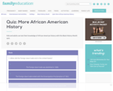 More African American History Quiz