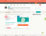 4th Grade - Add and Subtract Compound Customary Units of Weight Applications