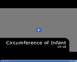 Medical Assisting. Circumference of Infant: 14-18.