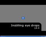 Medical Assisting. Instilling Eye Drops: 14-4.