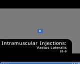 Medical Assisting. Intramuscular Injections: Vastus Lateralis: 18-6.