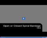 Medical Assisting. Open Or Closed Spiral Bandage: 19-6.