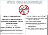 Stop Cyberbullying Poster