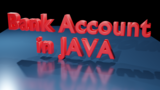 Simple Bank Account in Java