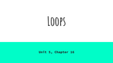 Loops Google Slides