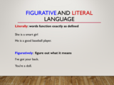 Figurative Language
