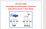 Phonological and Phonemic Awareness Daily Warm-ups