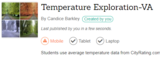 Temperature Exploration (Curve of Best Fit)