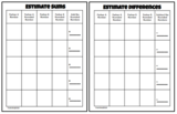 Estimate Sums & Differences Game