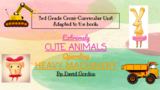 Extremely CUTE ANIMALS Operating HEAVY MACHINERY (3rd grade-Literacy, Science, Social Studies & Art)