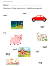 Differentiating Pictures From Writing