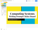 Writing Prompts for Computing Systems