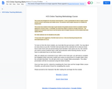 HCS Online Teaching Methodology Course-Outline