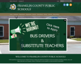 Franklin County Public Schools main web page