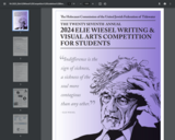 2024 Elie Wiesel Writing and Visual Arts Competition