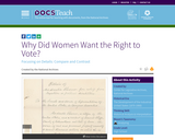 Why Did Women Want the Right to Vote?