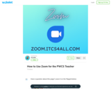How to Use Zoom for the PWCS Teacher