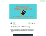 Student Notebooks in Virtual Learning