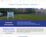 Clarke County Public Schools Main page
