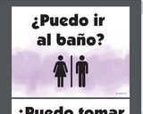 Spanish Puedo Classroon Posters (Permission to leave the classroom,etc.)