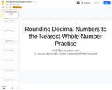 Rounding Decimal Numbers on a Number Line