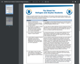 Tip Sheet for Refugee and Asylee Students