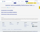Learner-Led Accessibility Performance Task
