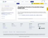 Visualizing the Direction of Acceleration Using a Bubble Level